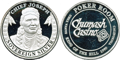Chief Joseph Token (tCHUyzca-004)